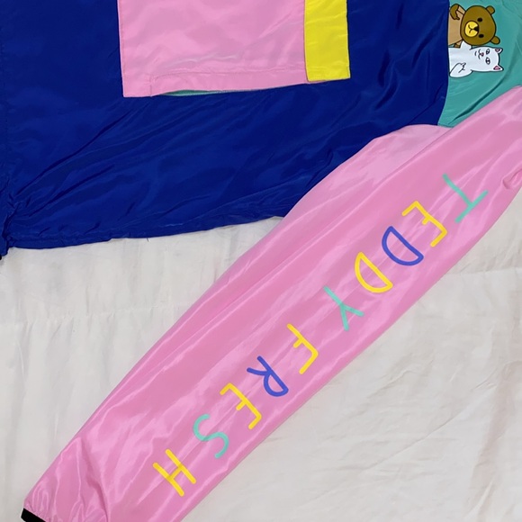 RipNDip Teddy Fresh Colorblock Pullover Windbreaker - Picture 8 of 11